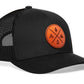 Outdoor X Trucker Hat  |  Leather Outdoors Snapback