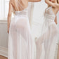 Flyaway Mesh Lingerie Gown