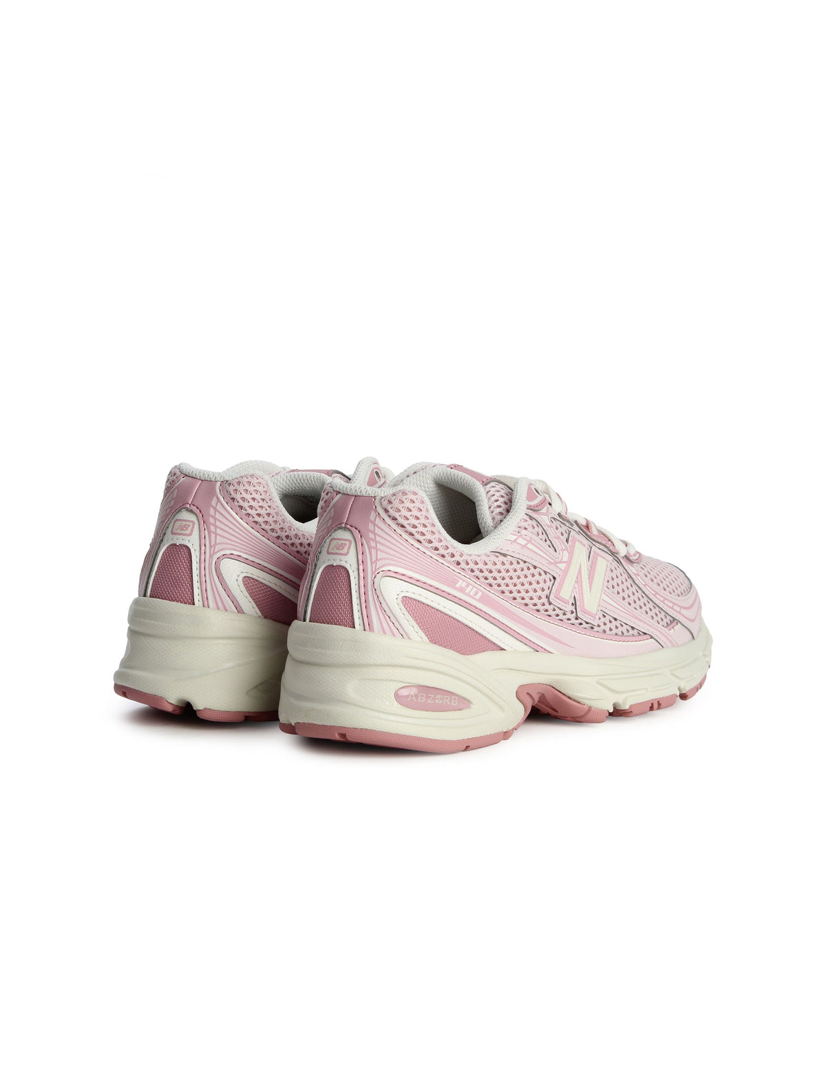 Women’s New Balance 740 Pink Granite athletic shoes, stylish pink and gray sneakers for women, featuring supportive footwear design.