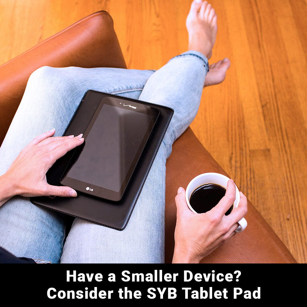 Shield Your Body SYB Laptop Pad for electromagnetic protection on a tablet or laptop surface