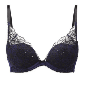 Gossard Graphic Floral Padded Plunge Bra-1