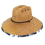 Peter Grimm Palmeras straw lifeguard hat by HatCountry with wide brim and chin cord