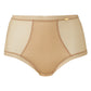 Sheer High Waist Brief Panty Glossies Nude-4