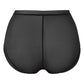 Gossard Glossies Black Sheer High Waist Deep Short Panty