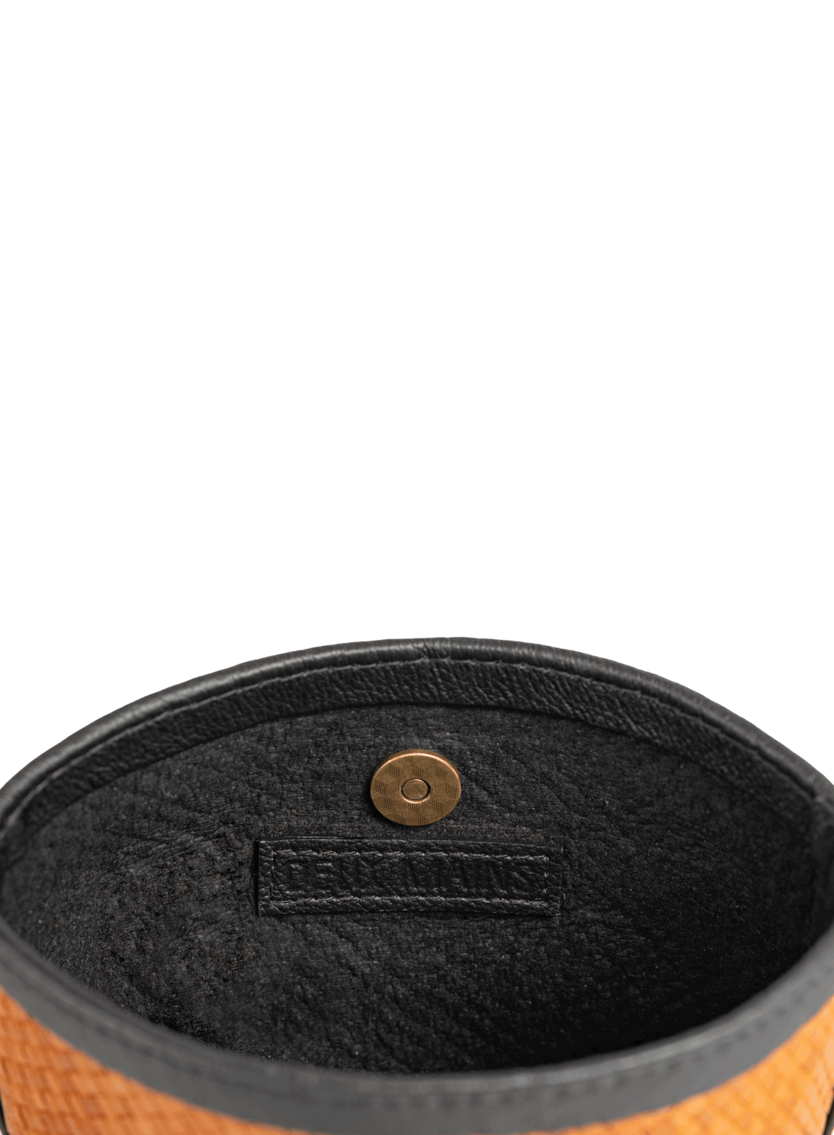 Deux Mains Panye crossbody bag interior view with spacious compartments and spring collection design