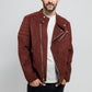 Payton Men's Faux Suede Scooter Jacket