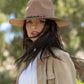 Peter Grimm Jules - Wide Brim Wool Felt Cowgirl Hat