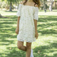 Nina's Boho Look White Dress - Farnelli
