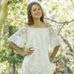 Nina's Boho Look White Dress - Farnelli