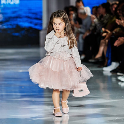 Petite Ariana Formal Girls Dress & Jacket-1