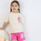 Adore Flowers Girls Short Set-1
