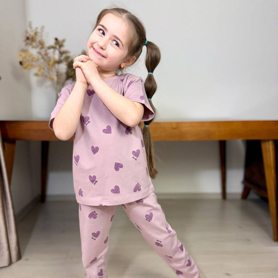 Heart Dream Girls Pyjama Set-2