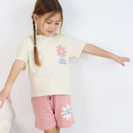 Adore Flowers Girls Short Set-0