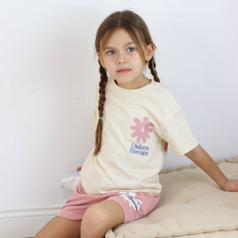 Adore Flowers Girls Short Set-4
