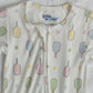 Pickleball Bamboo Baby Pajamas – Zipper Footie