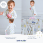 Pickleball Bamboo Baby Pajamas – Zipper Footie