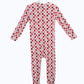 Pink Checkered Bamboo Toddler Pajamas – Romper