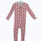 Pink Checkered Bamboo Toddler Pajamas – Romper