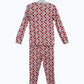 Pink Checkered Bamboo Pajamas for Kids – Two Piece Set