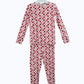 Pink Checkered Bamboo Pajamas for Kids – Two Piece Set