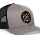 Pittsburgh Trucker Hat  |  Gold-White PIT X Snapback