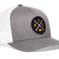 Pittsburgh Trucker Hat  |  Gold-White PIT X Snapback