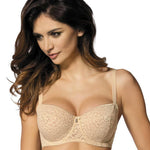 Full Figure Semi Sheer Bra Gorteks Marilyn-0