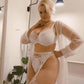 Full Figure Unlined Bra Lauma Vivian White-1