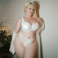Full Figure Unlined Bra Lauma Vivian White-3