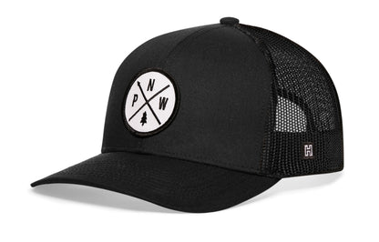 Pacific Northwest Trucker Hat  |  White Patch PNW X Snapback