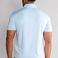 Short Sleeve Button Down Polo Solid // Powder Blue