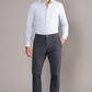 Powder blue Twillory event shirt with a solid color, featuring a classic collar and button-up design.