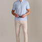 AIR Zip Polo Solid // Powder Blue