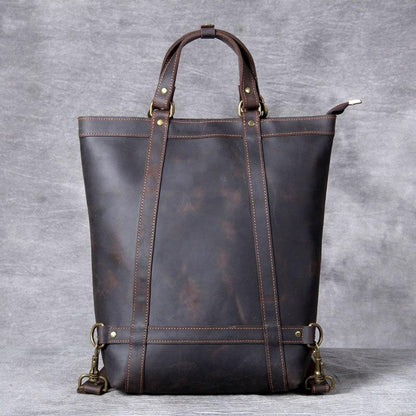 The Icarus | Handmade Vintage Leather Backpack-0