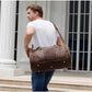 The Wainwright Weekender | Round  Vintage Leather Weekender-2