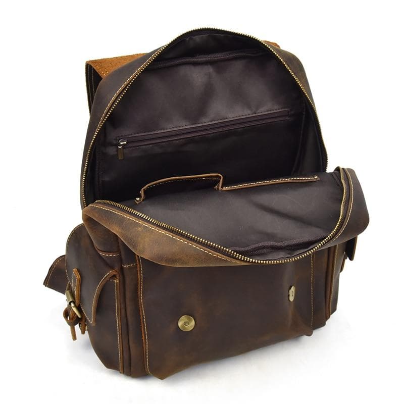 The Freja Backpack | Handcrafted Leather Backpack-4