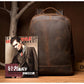 The Vernon Backpack | Genuine Vintage Leather Minimalist Backpack-3