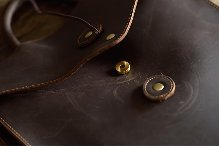 The Tove Backpack | Genuine Leather Sharp Edged Backpack-3