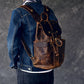 The Olaf Rucksack | Vintage Leather Travel Backpack-5