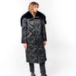 Genuine Polar Fox Fur Collar-Hood Down Winter Coat