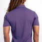 Short Sleeve Polo Solid // Purple