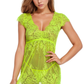 Lacy Cap Sleeve Babydoll