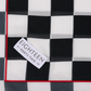 Black & White Checkered Chiffon Scarf | 20" Square Scarf