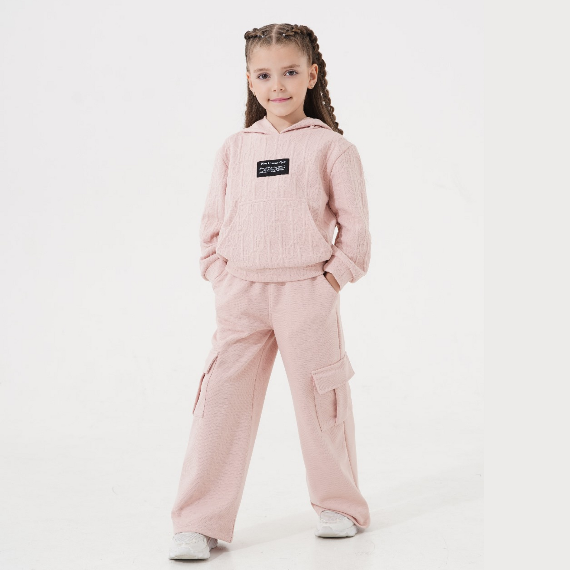 Trendy Cargo Girls Casual Set-2