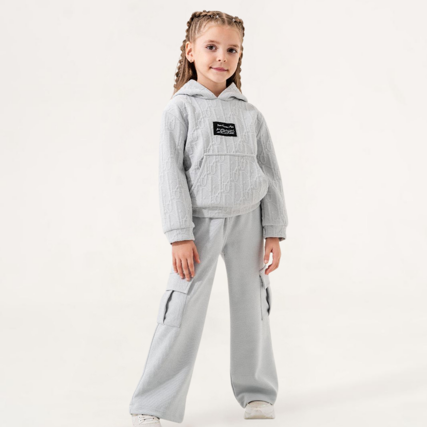 Trendy Cargo Girls Casual Set - Farnelli