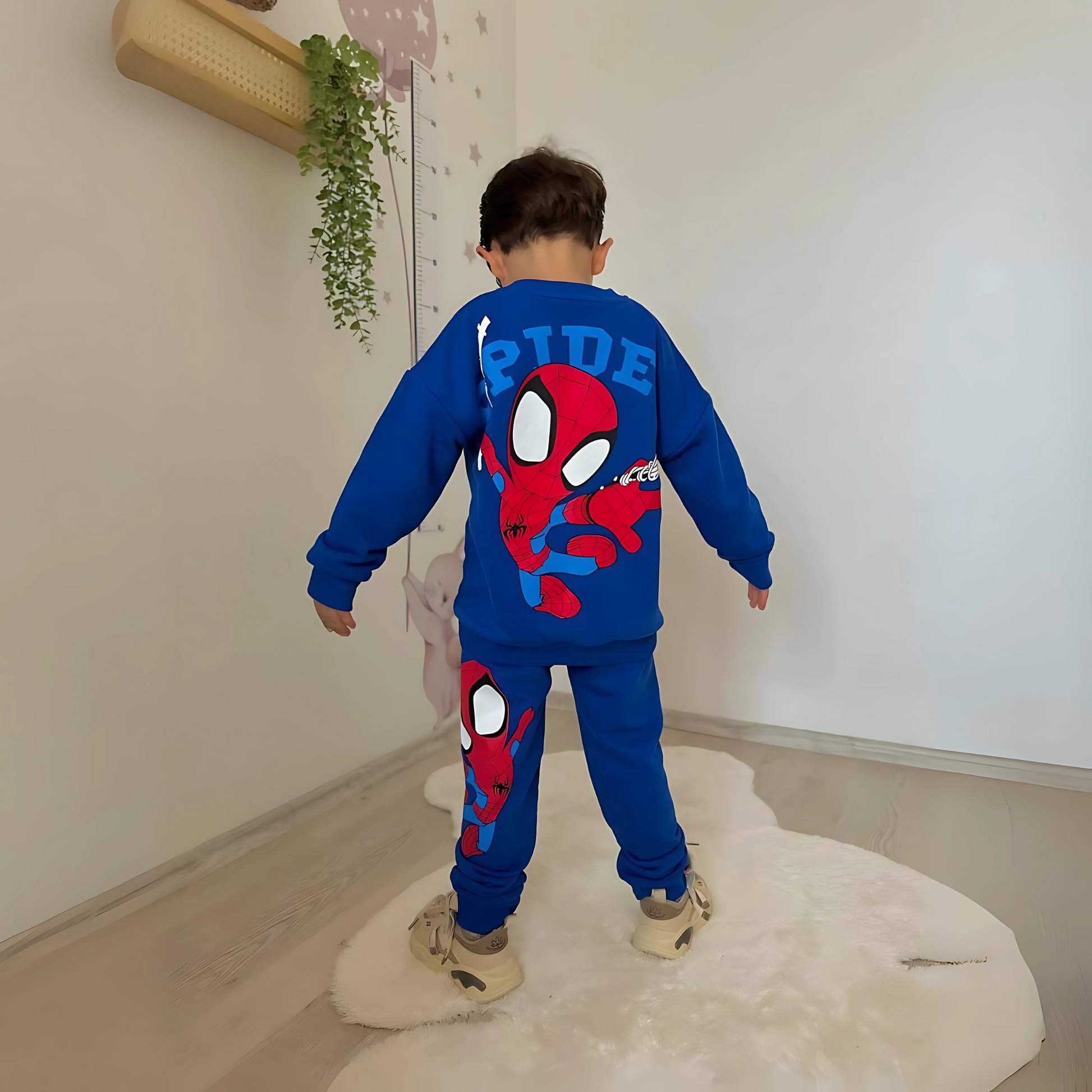 Blue Web Boys Jogger Set - Farnelli