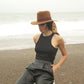 KIN THE LABEL Urban Collection Raffa wool hat in a classic close-up view