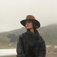 KIN THE LABEL Urban Collection Raffa wool hat in a neutral tone 񟿿