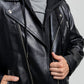 Ralph Men's Faux Leather Motorcycle Jacket