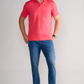 Short Sleeve Polo Solid // Red